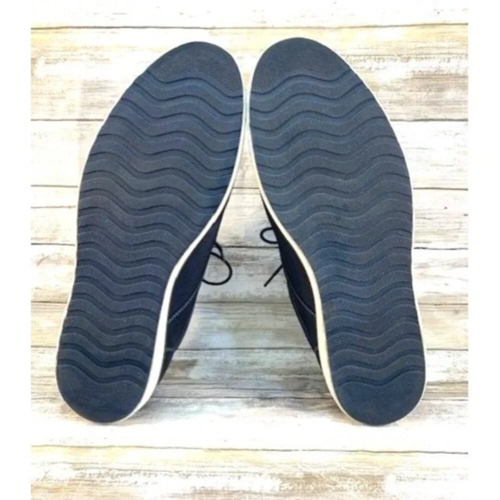 J. Murphy Men's Suede Navy-Blue Oxford Casual Shoes‎ - Size 13M